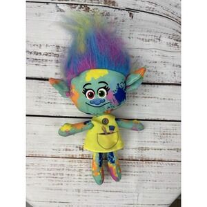 Retired‎ DreamWorks Trolls Plush Harper Painter Splatter 12" Stuffed Toy Hasbro